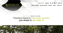 Desktop Screenshot of greenscapedecor.com