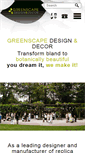 Mobile Screenshot of greenscapedecor.com